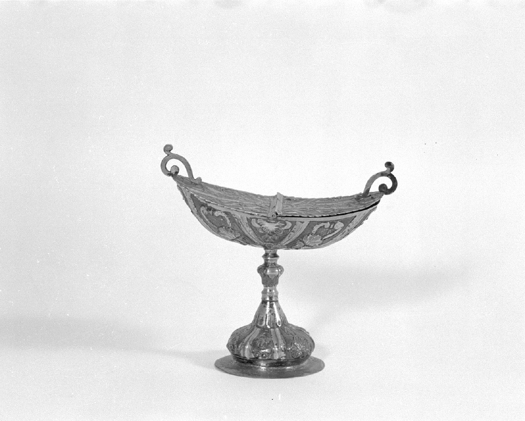 navicella portaincenso - bottega veneziana (sec. XIX)