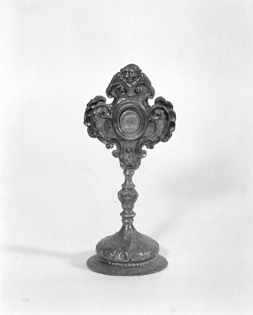 reliquiario - a ostensorio - bottega veneziana (sec. XVIII)