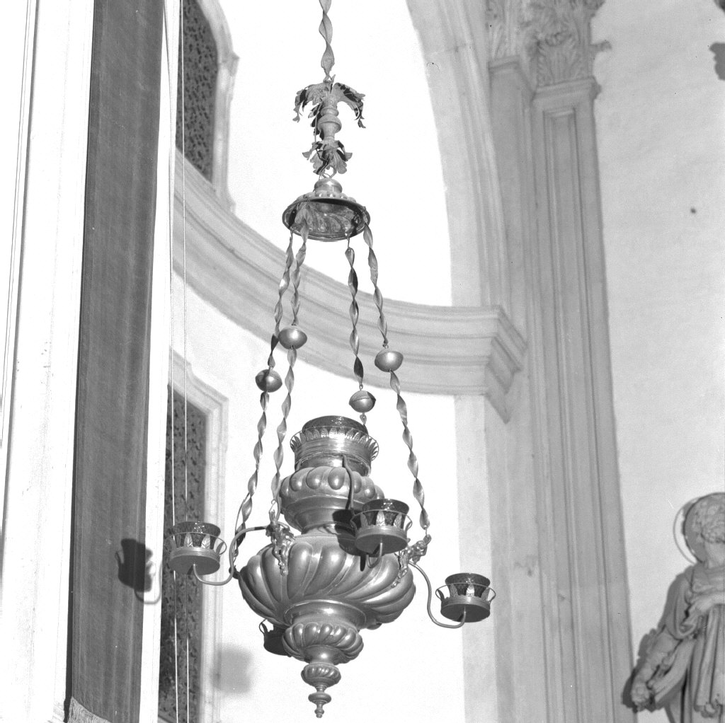 lampada pensile, serie - bottega veneta (terzo quarto sec. XVIII)