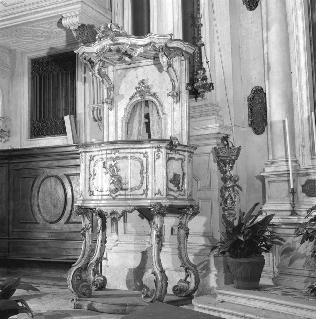 pulpito di Massari Giorgio, Barbon Antonio (terzo quarto sec. XVIII)
