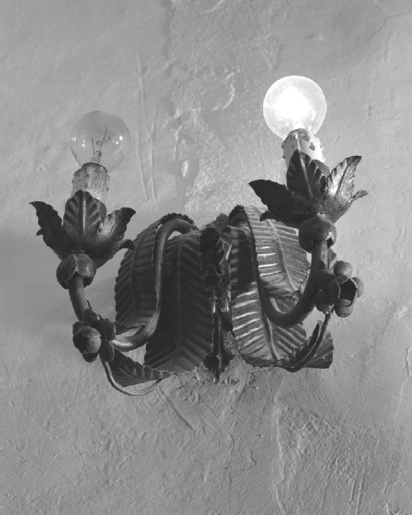 candeliere da parete, serie - bottega veneta (sec. XIX)