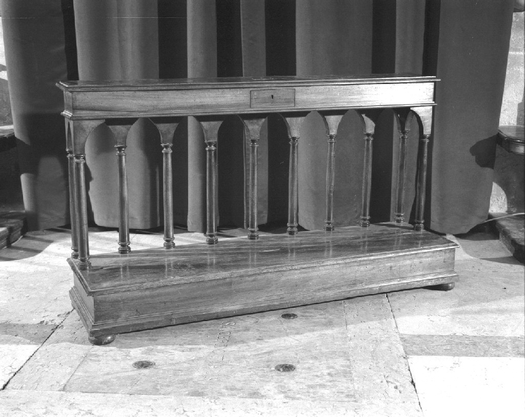 inginocchiatoio, serie - bottega veneta (seconda metà sec. XIX)