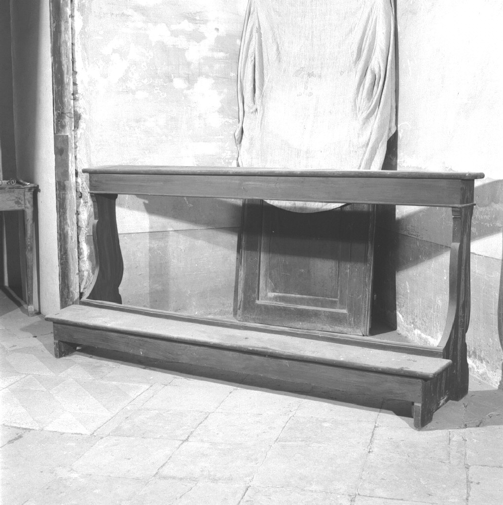 inginocchiatoio - bottega veneta (prima metà sec. XIX)