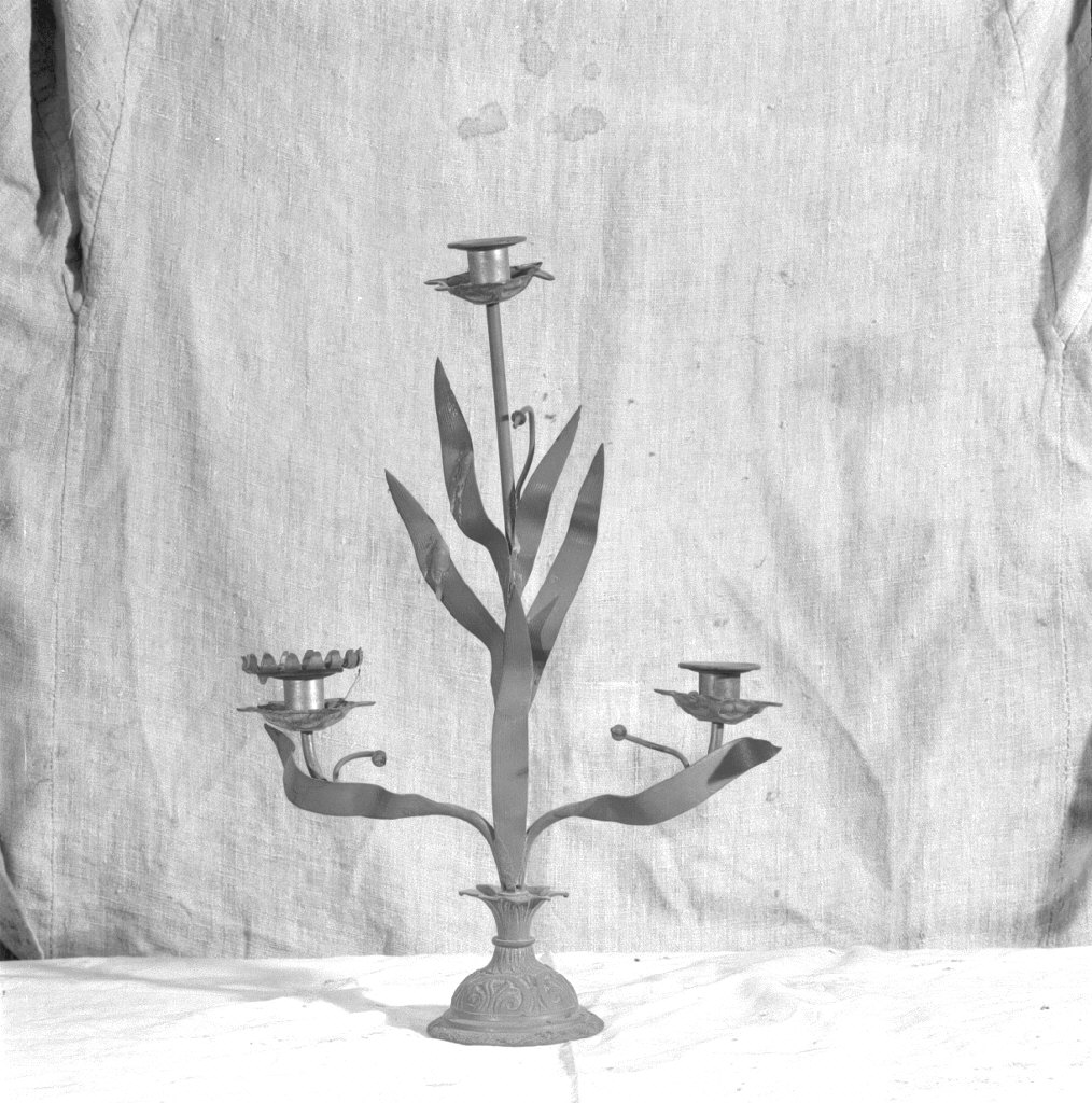 candelabro, serie - bottega veneta (seconda metà sec. XIX)