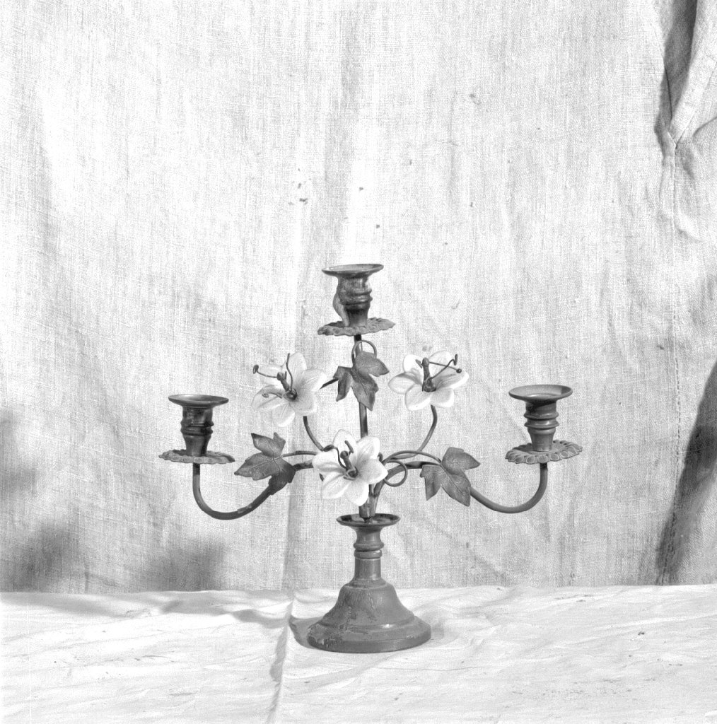 candelabro - bottega veneta (fine/inizio secc. XIX/ XX)