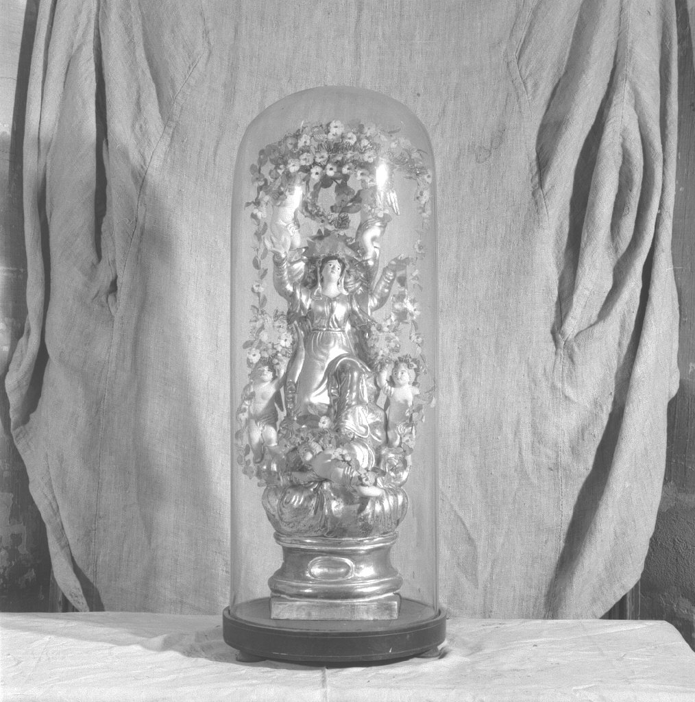 Madonna in gloria (statuetta) - bottega veneta (seconda metà sec. XIX)