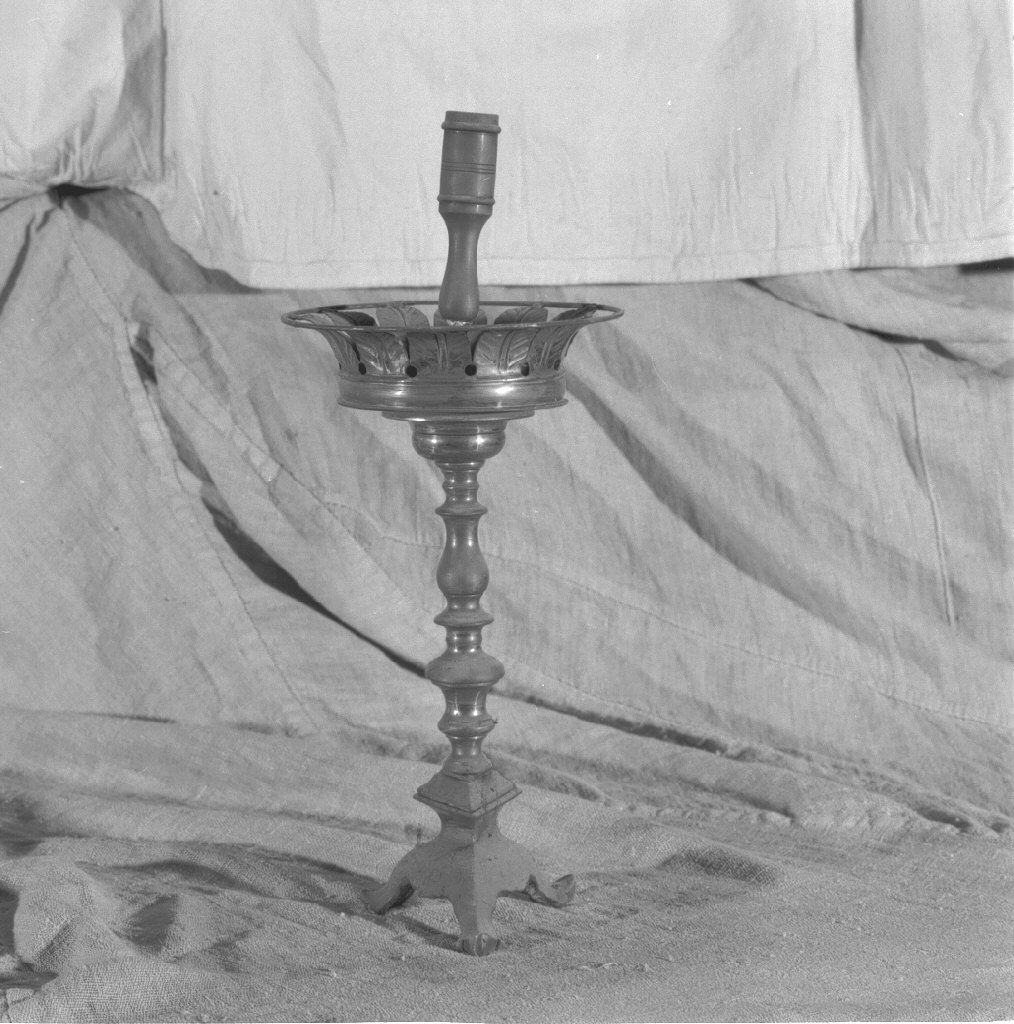 candeliere d'altare - bottega veneta (seconda metà sec. XVIII)