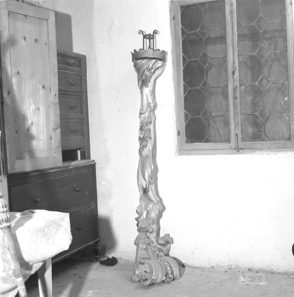 candelabro - bottega veneta (seconda metà sec. XVIII)