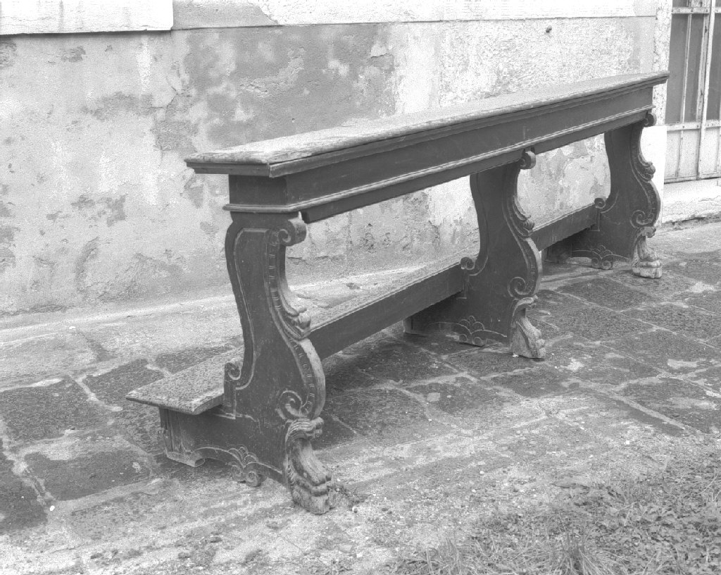 inginocchiatoio, serie - bottega veneta (seconda metà sec. XVIII)