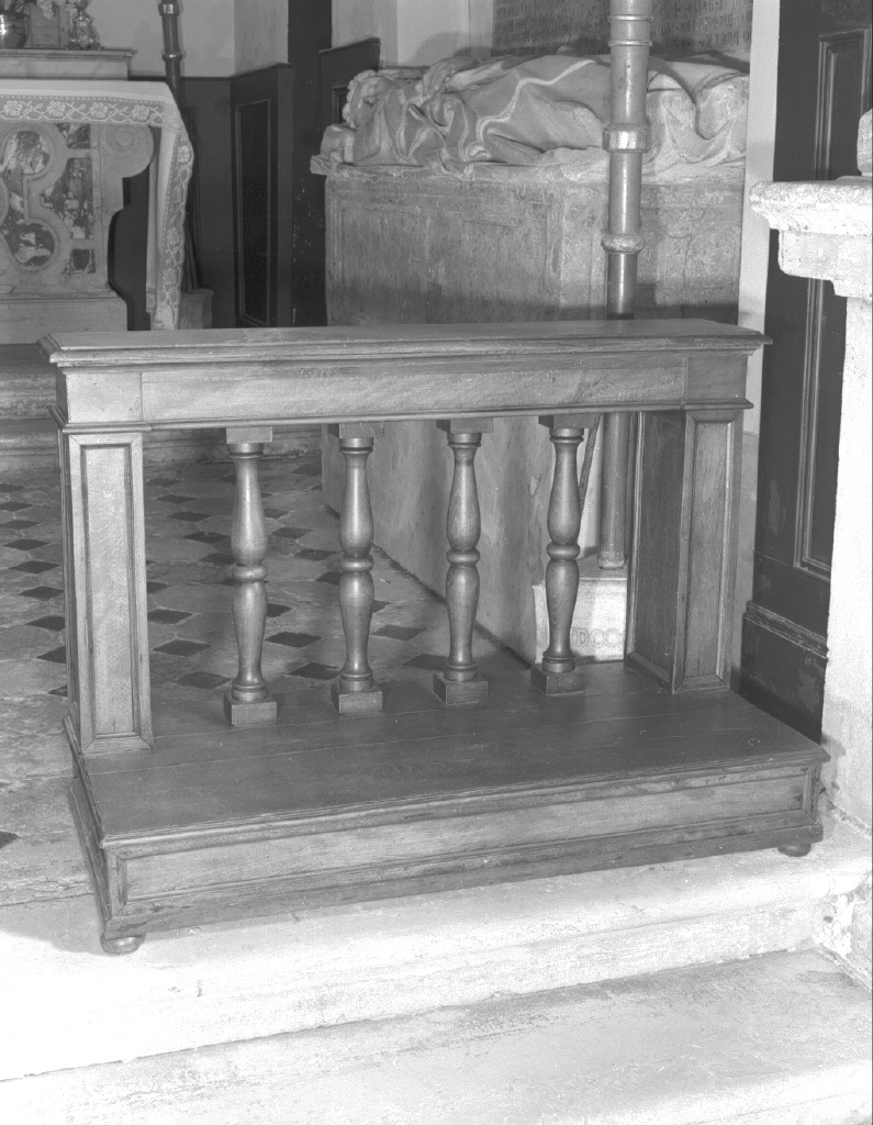 inginocchiatoio, serie - bottega veneta (fine/inizio secc. XIX/ XX)