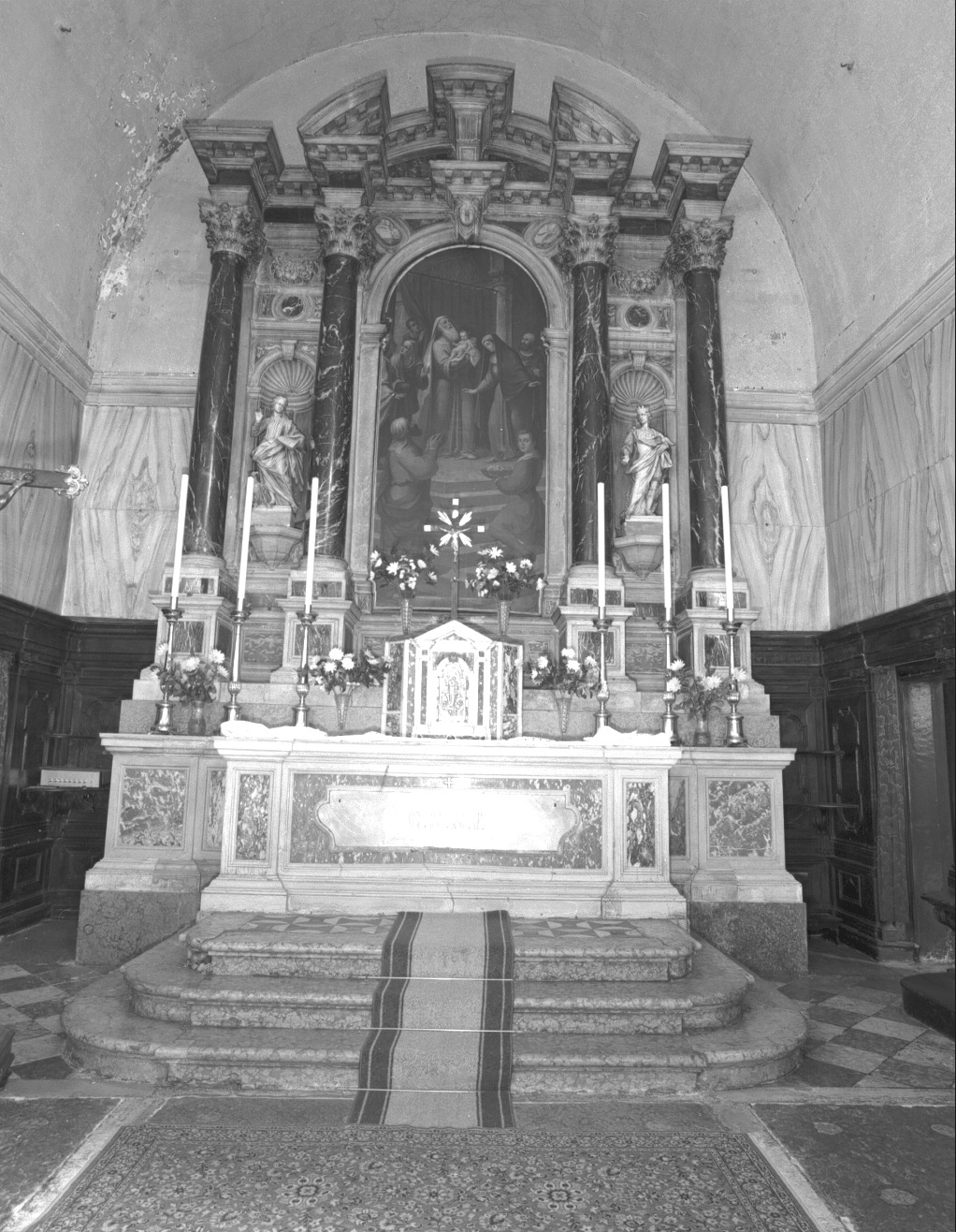altare maggiore - ambito veneto (fine/inizio secc. XVII/ XVIII)