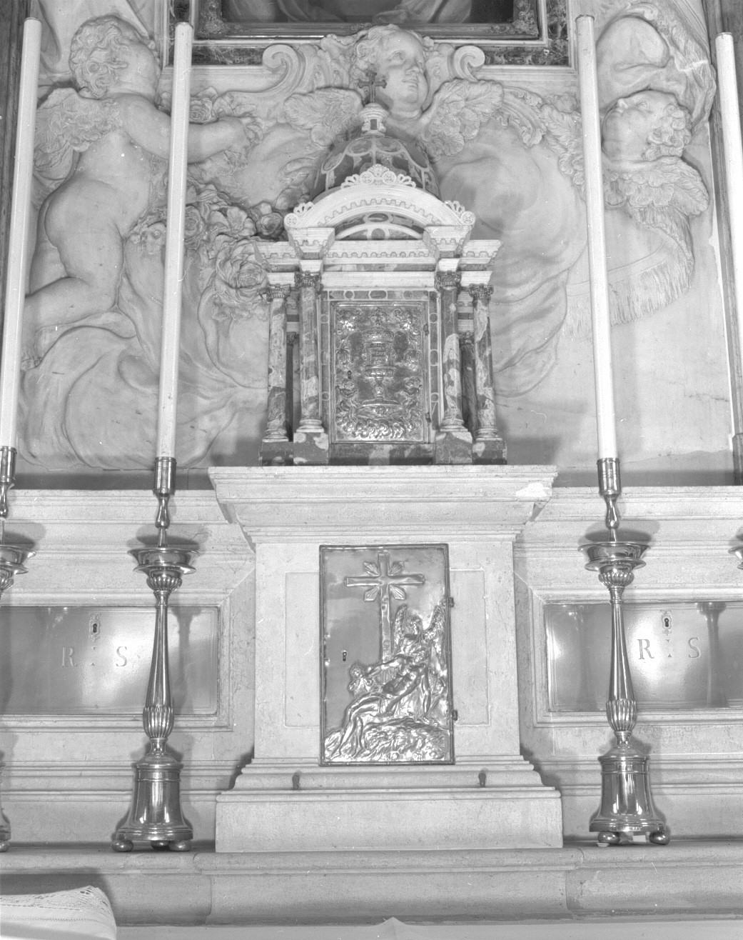 tabernacolo - a tempietto - ambito veneto (fine/inizio secc. XVII/ XVIII)