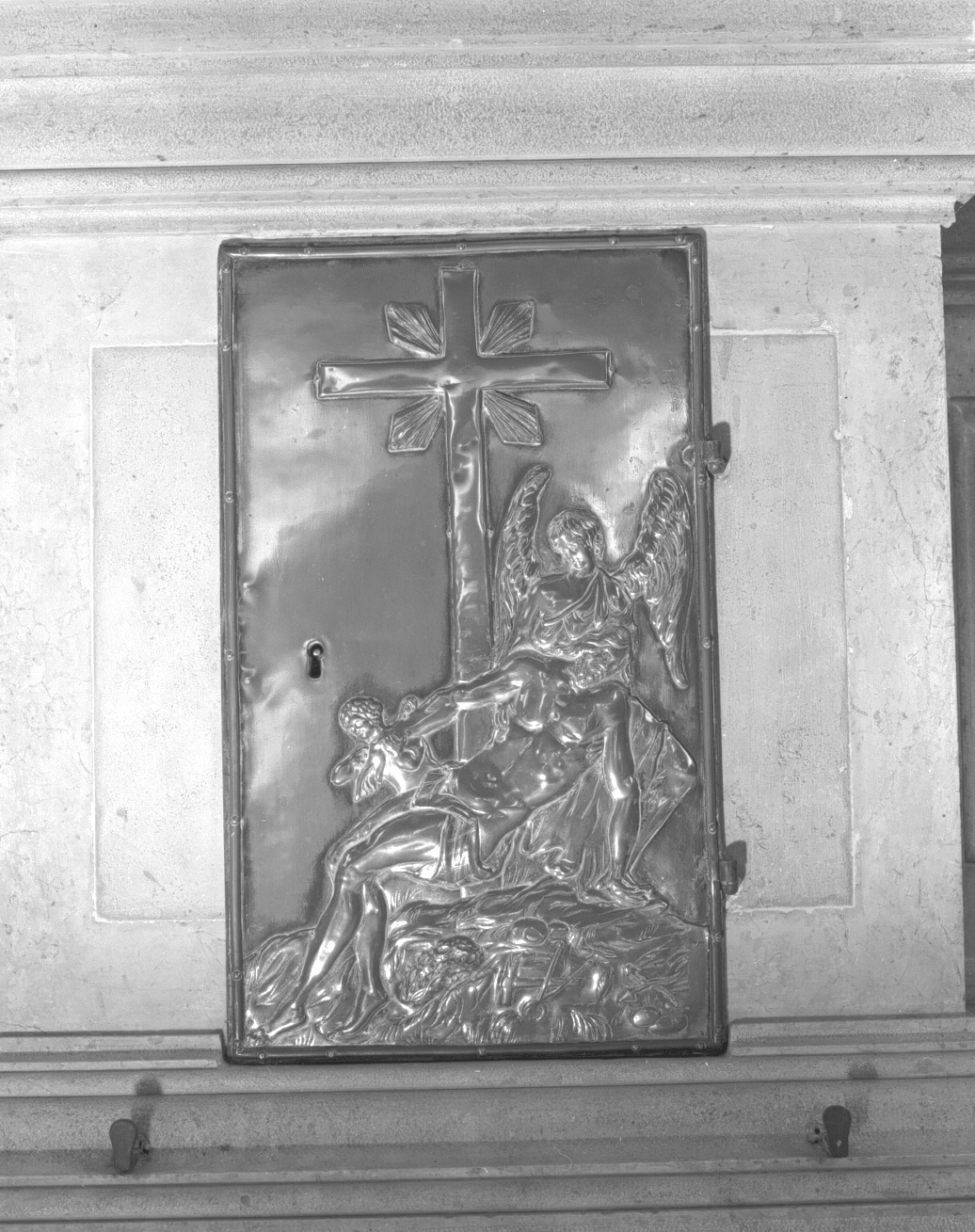 deposizione di Cristo dalla croce (sportello di tabernacolo) - bottega veneta (fine sec. XVIII)