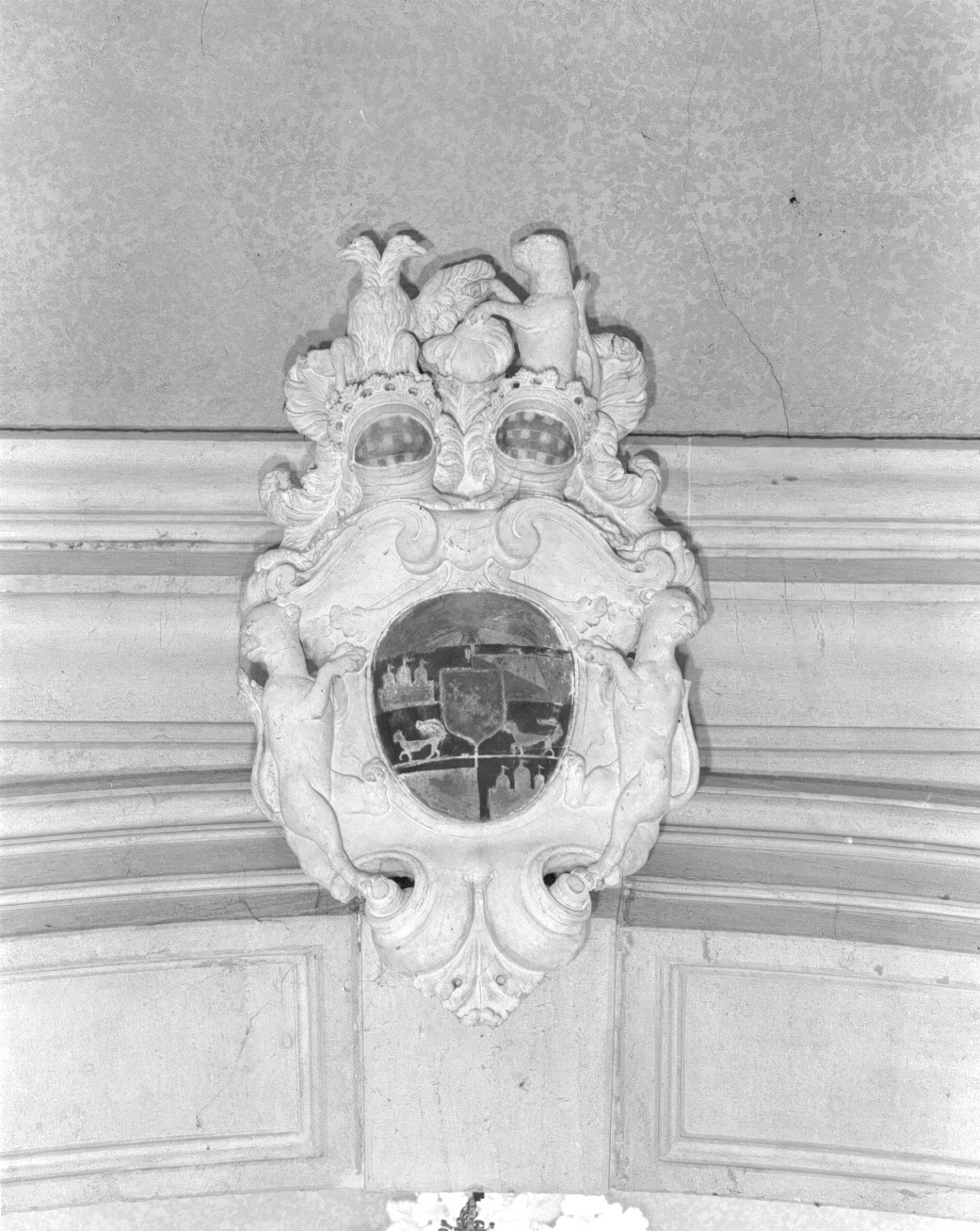 stemma (decorazione plastica) - ambito veneto (fine/inizio secc. XVII/ XVIII)