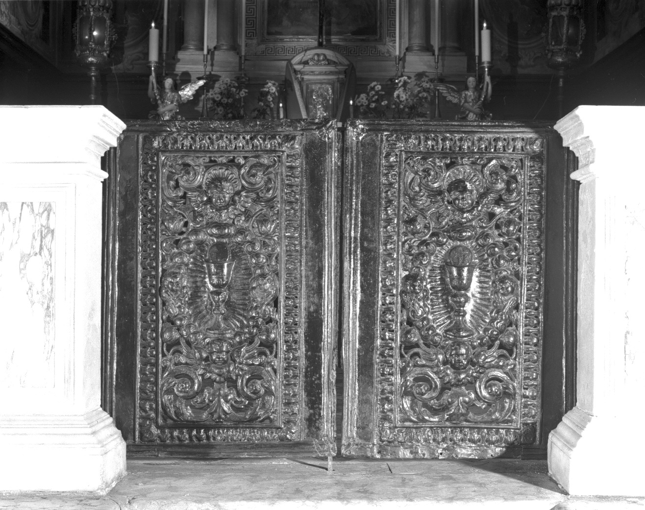 calice eucaristico (cancello, serie) - bottega veneta (seconda metà sec. XVII)