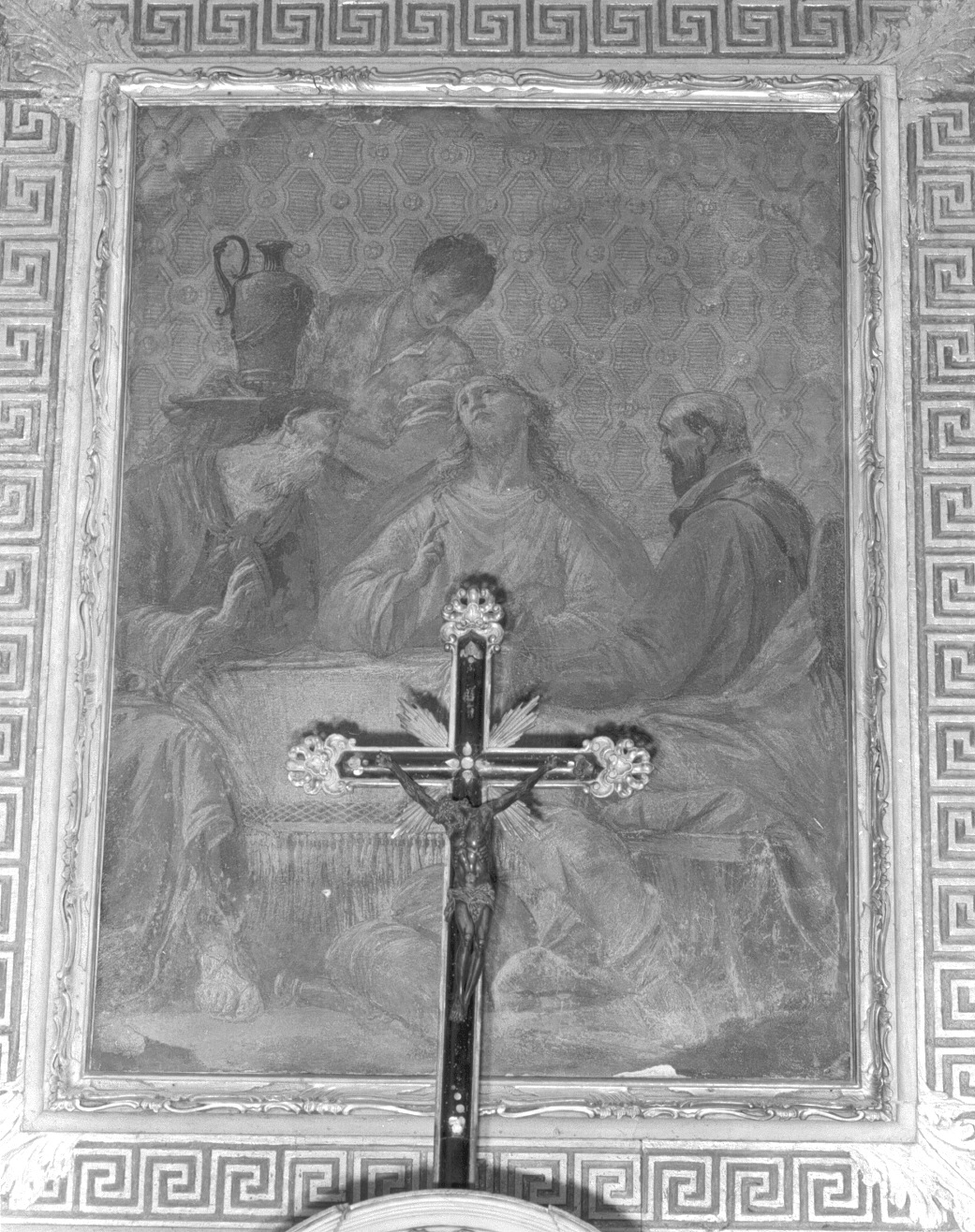 cena in Emmaus (dipinto, frammento) - ambito veneto (ultimo quarto sec. XVIII)