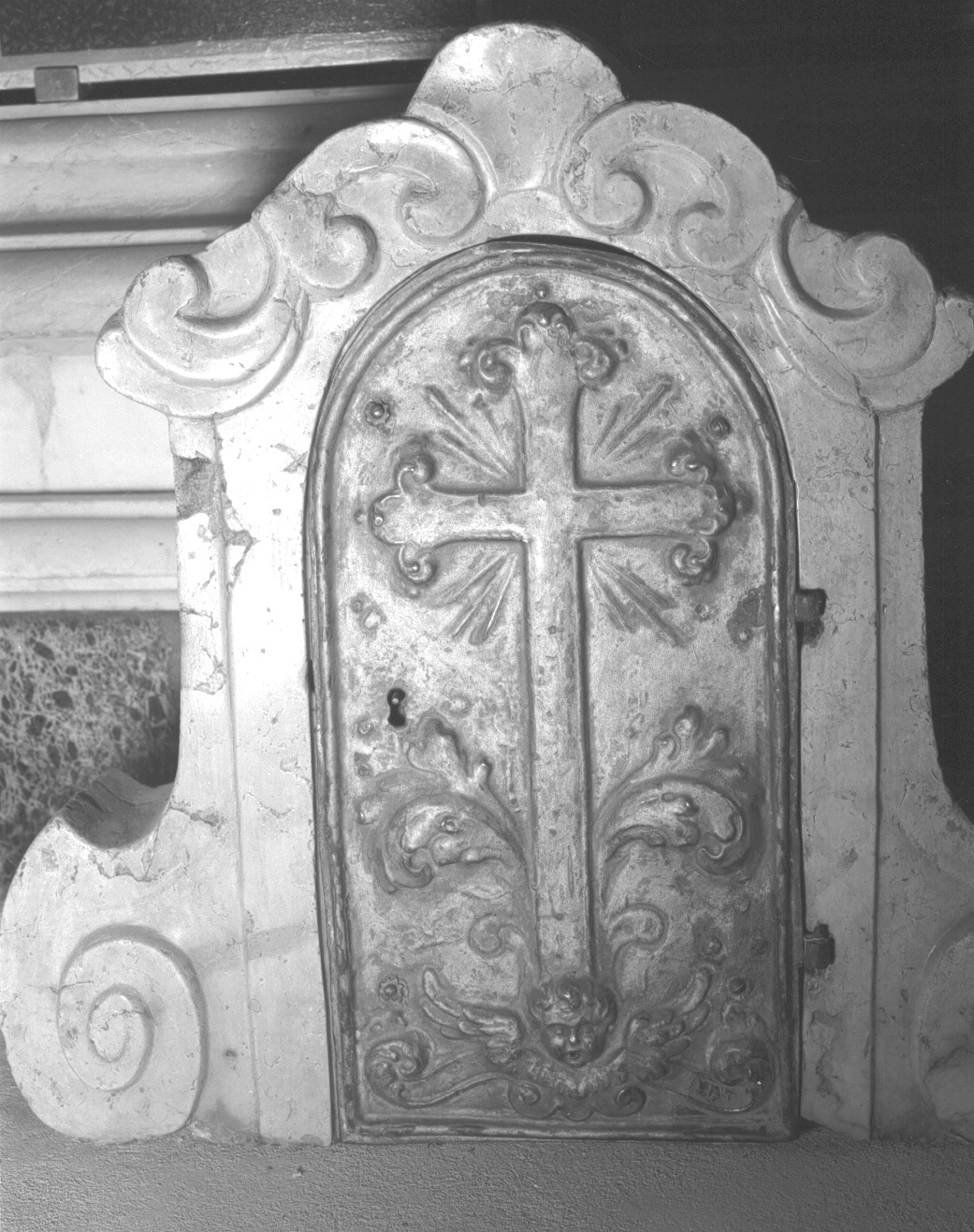 sportello di tabernacolo - ambito veneto (primo quarto sec. XVII)