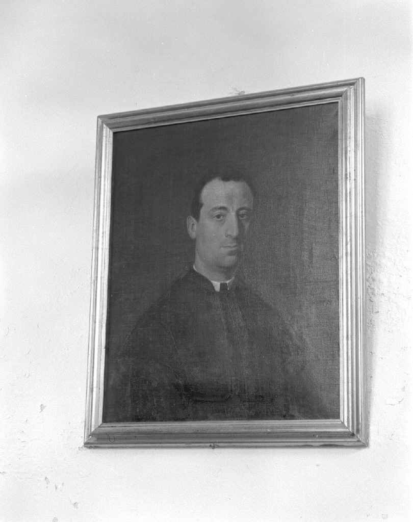 ritratto di ecclesiastico (dipinto) - ambito veneto (fine sec. XIX)