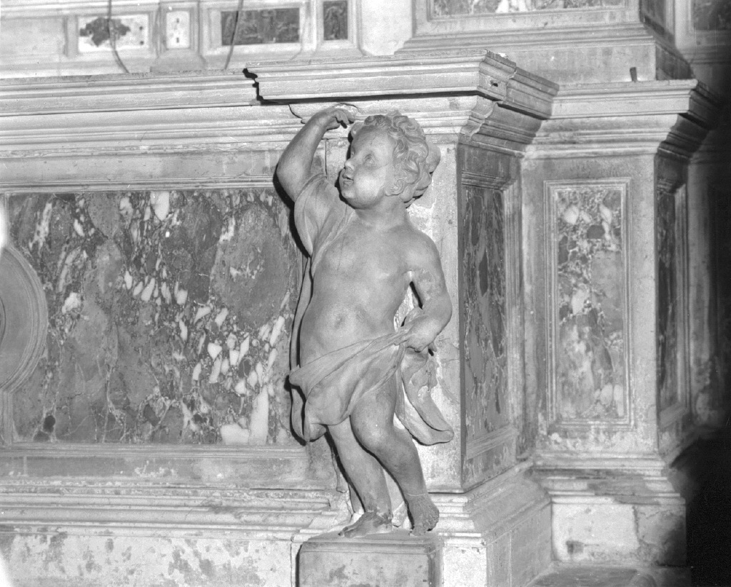 putto (scultura, elemento d'insieme) - ambito veneto (sec. XVIII)