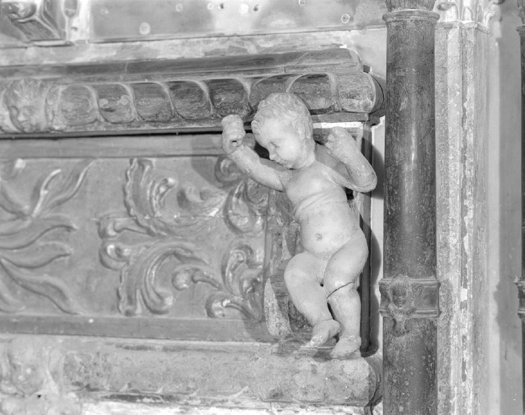 putto (scultura, elemento d'insieme) - ambito veneto (sec. XVIII)