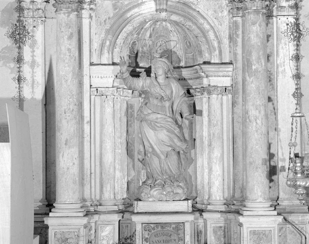 Santa Maria di Cleofa (statua, elemento d'insieme) - ambito veneto (sec. XVIII)
