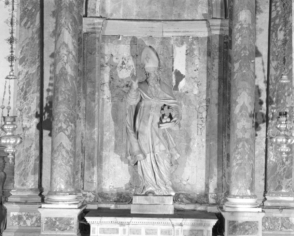 San Nicola da Tolentino (statua) - ambito veneto (sec. XVIII)