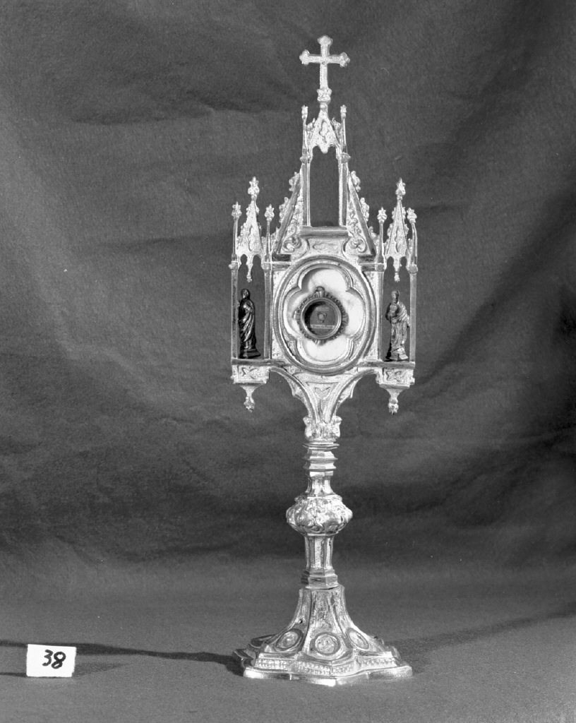 reliquiario architettonico - bottega veneta (seconda metà sec. XIX)