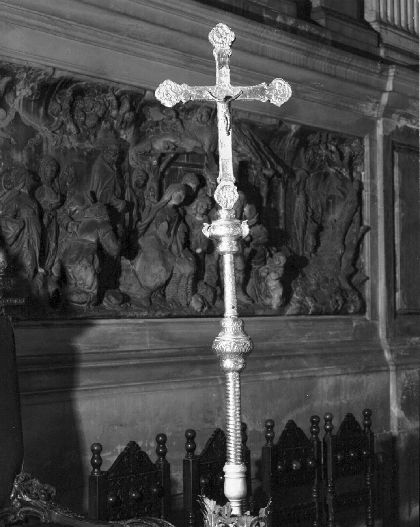 croce processionale - bottega veneta (secc. XVII/ XVIII)