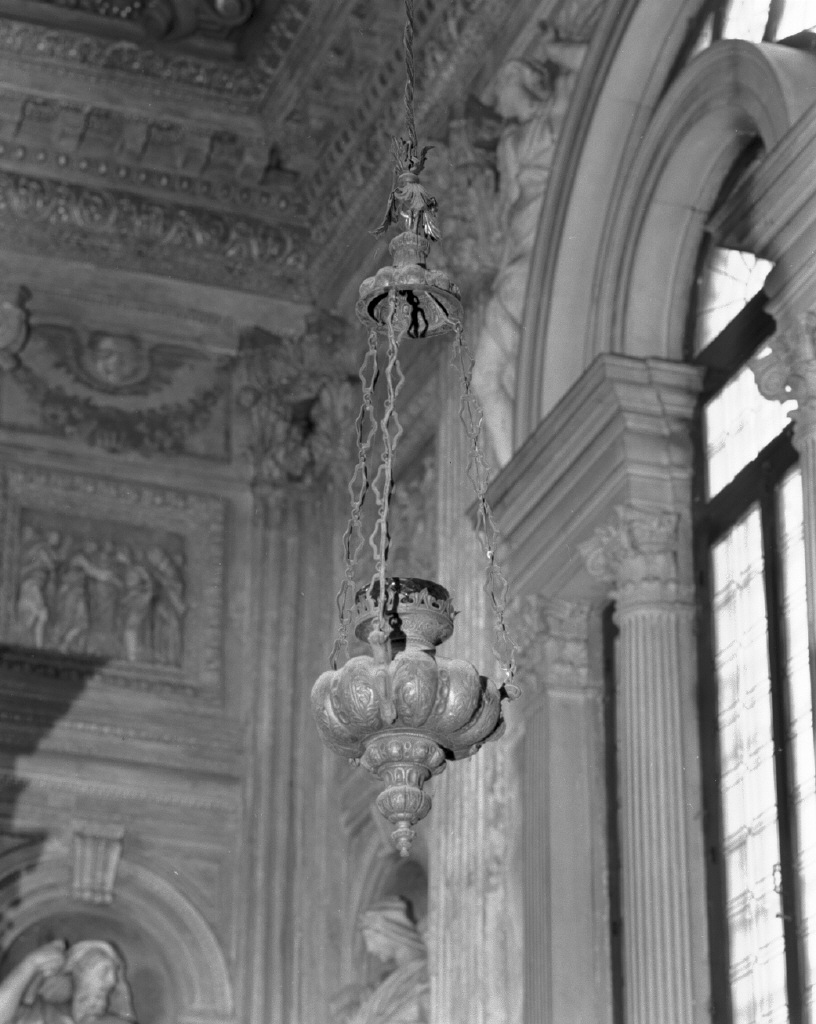 lampada pensile - bottega veneziana (sec. XVIII)