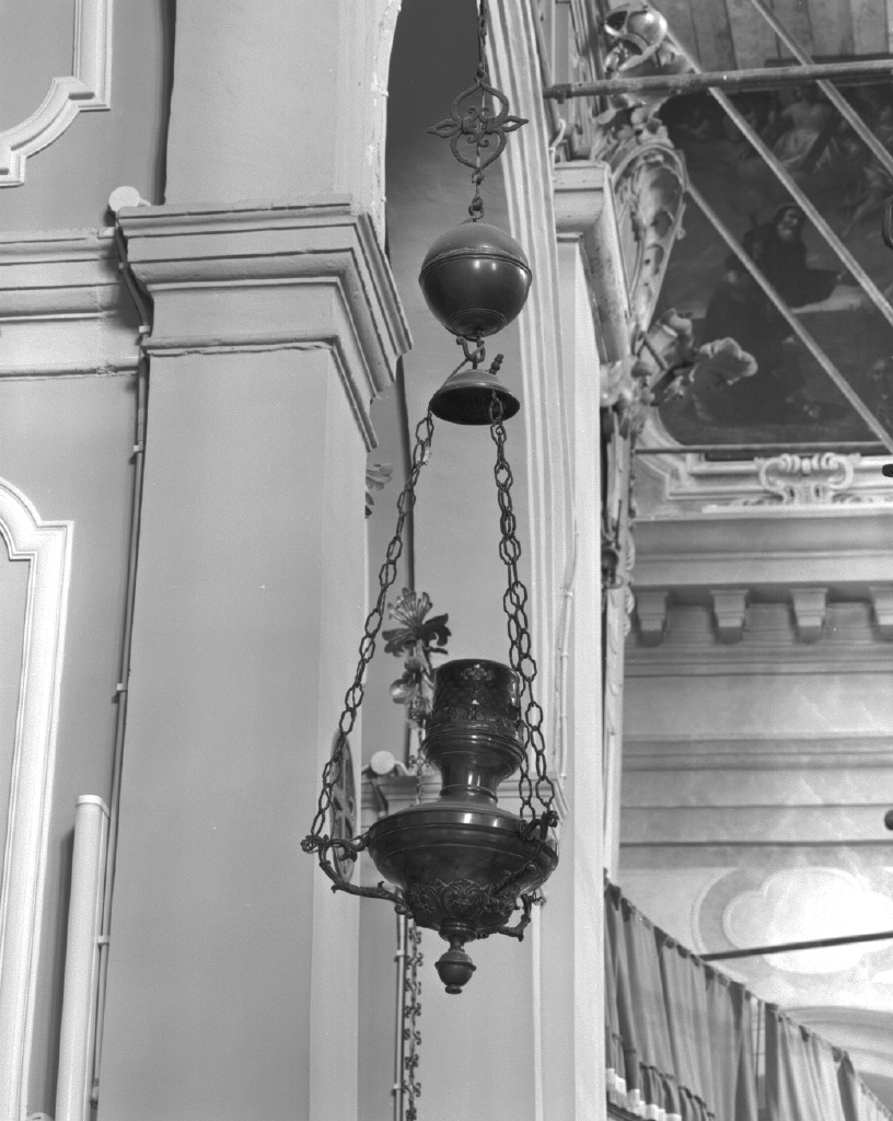 lampada pensile - bottega veneta (seconda metà sec. XIX)