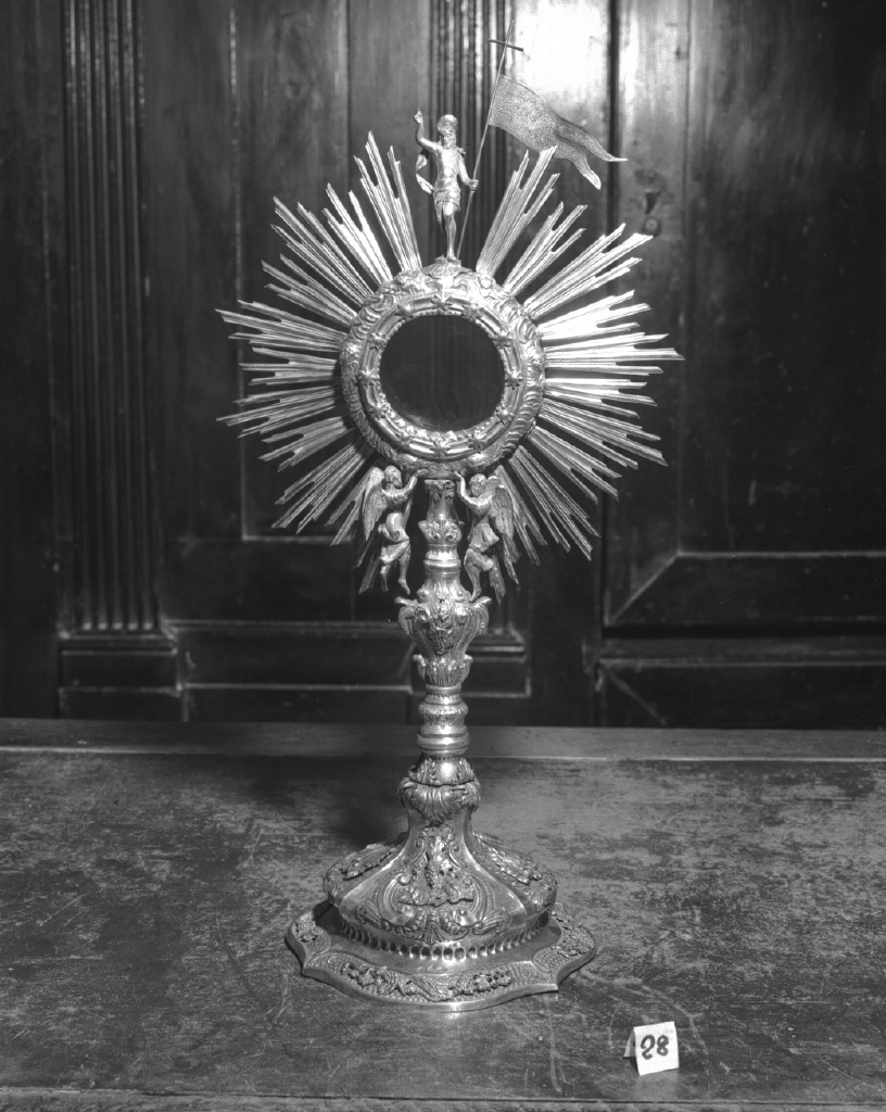 ostensorio - bottega veneziana (sec. XIX)