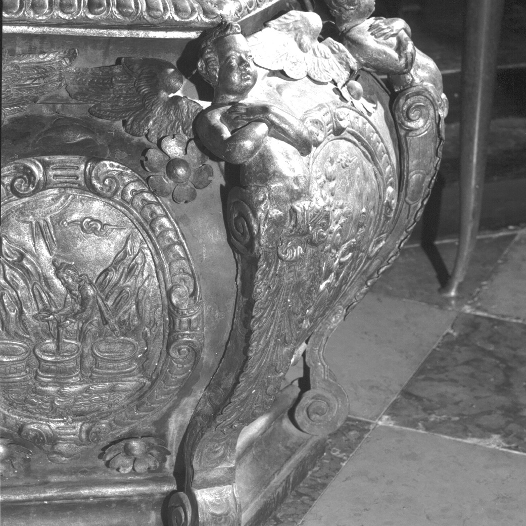 cherubino (rilievo, elemento d'insieme) - ambito veneto (sec. XVIII)