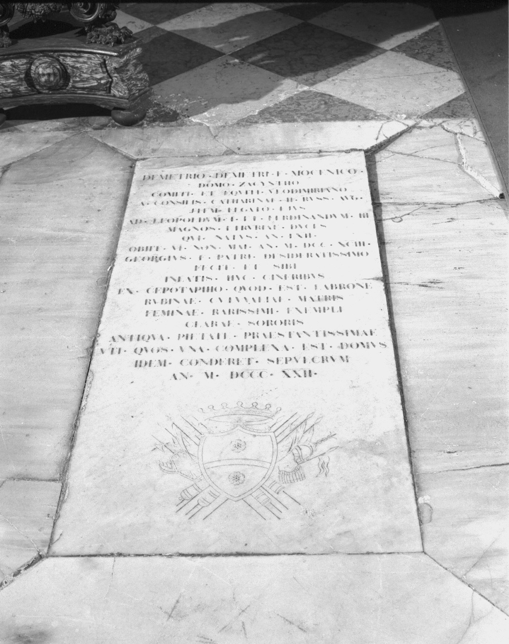 lapide tombale - ambito veneto (sec. XIX)