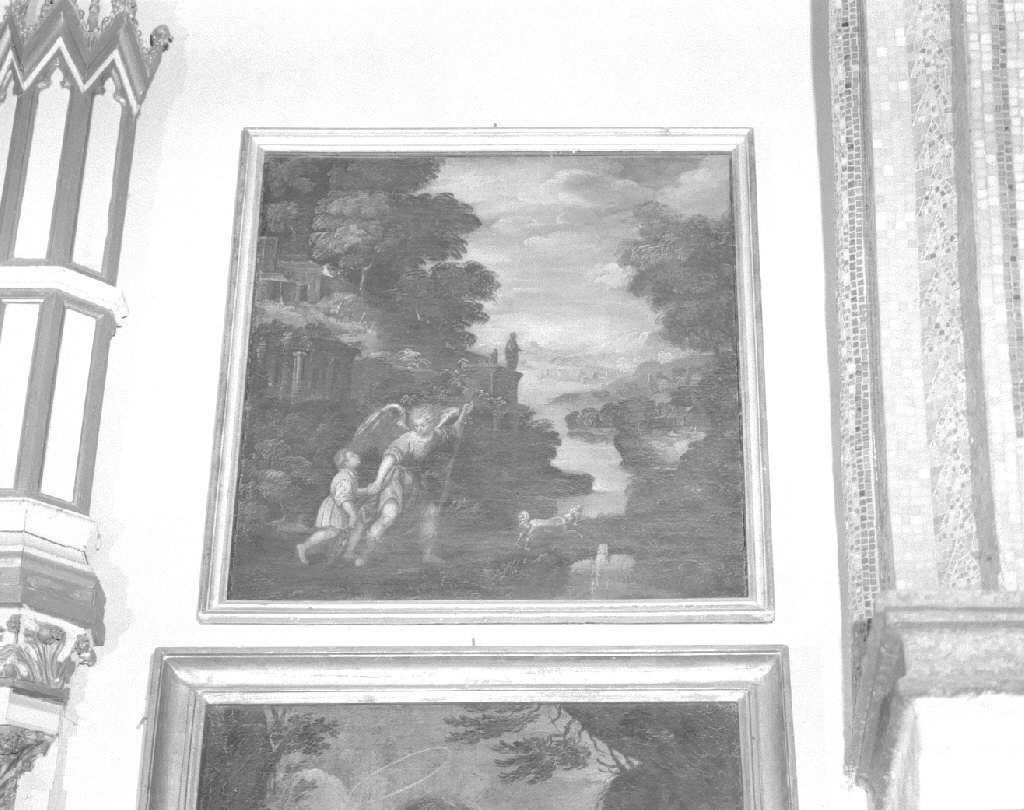 Incontro di Tobia con San Raffaele Arcangelo (dipinto) - ambito veneto (seconda metà sec. XVI)