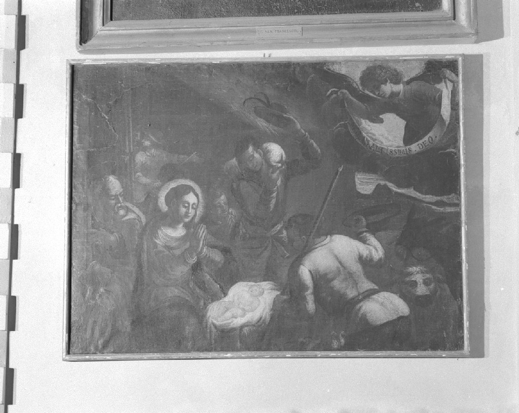 adorazione dei pastori (dipinto) - ambito veneto (fine/inizio secc. XVI/ XVII)