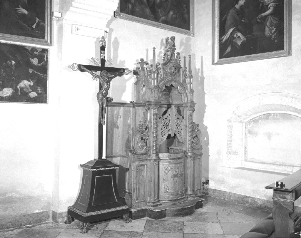 confessionale - ambito veneto (ultimo quarto sec. XIX)