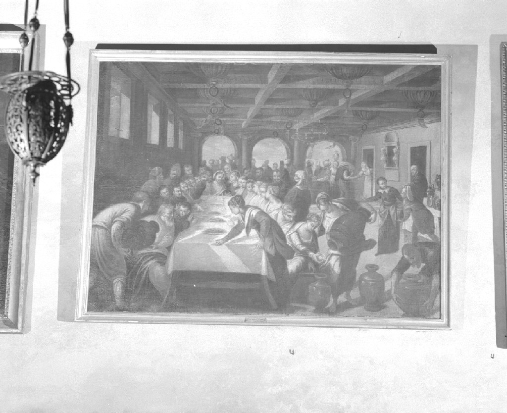 nozze di Cana (dipinto) di Robusti Domenico detto Domenico Tintoretto (attribuito) (metà sec. XVI)