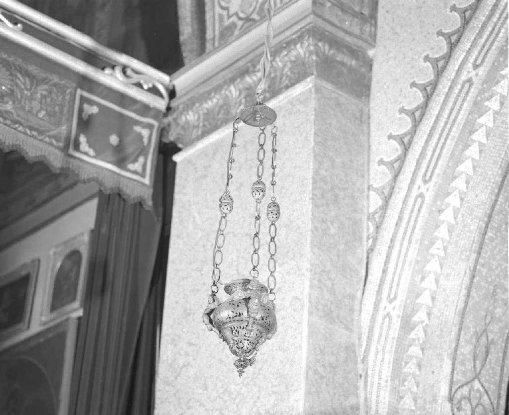 lampada pensile - ambito veneto (primo quarto sec. XX)