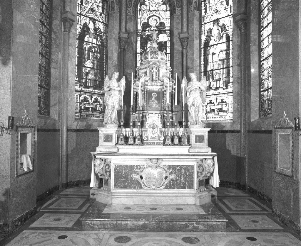 altare maggiore, insieme - ambito veneto (prima metà sec. XVIII)