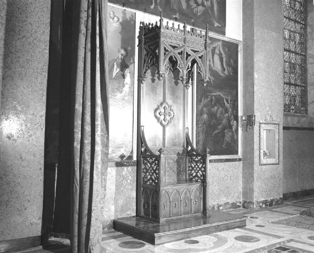 trono - ambito veneto (inizio sec. XX)