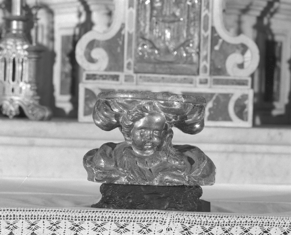 cherubino (scultura, elemento d'insieme) - ambito veneto (sec. XVIII)