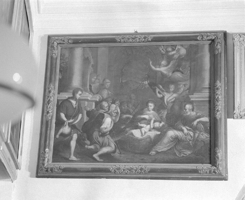 adorazione dei pastori (dipinto) - ambito lombardo (seconda metà sec. XVI)