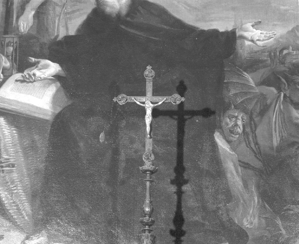 quattro evangelisti (croce) - ambito veneto (sec. XIX)