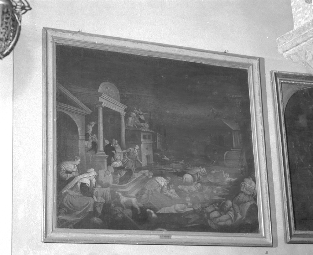 Diluvio universale (dipinto) di Dal Ponte Jacopo detto Jacopo Bassano (bottega) (seconda metà sec. XVI)