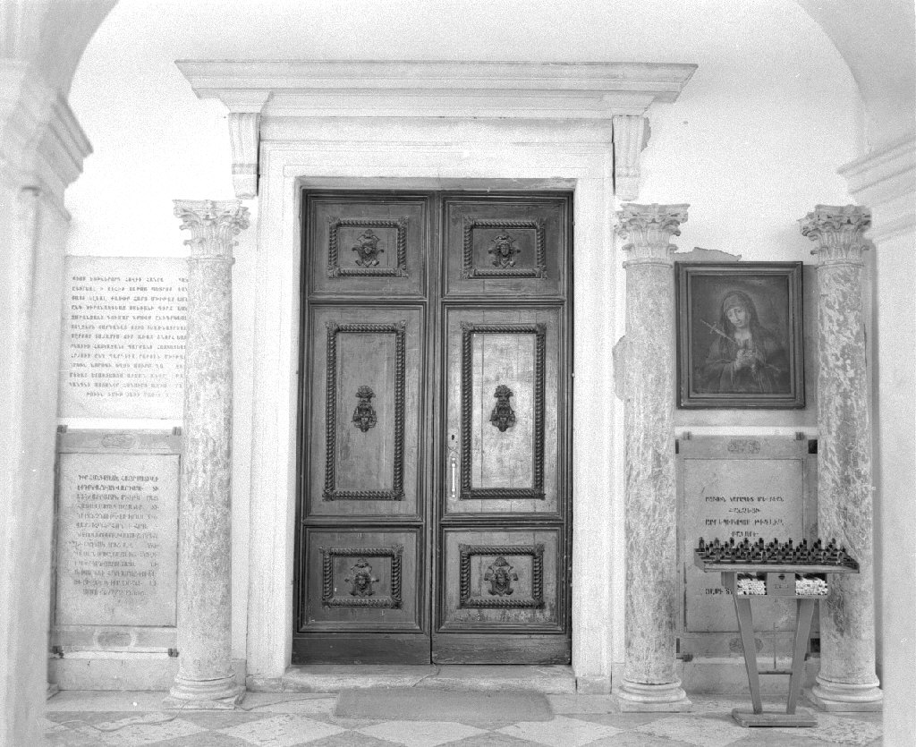 porta - a due battenti - ambito veneto (ultimo quarto sec. XIX)