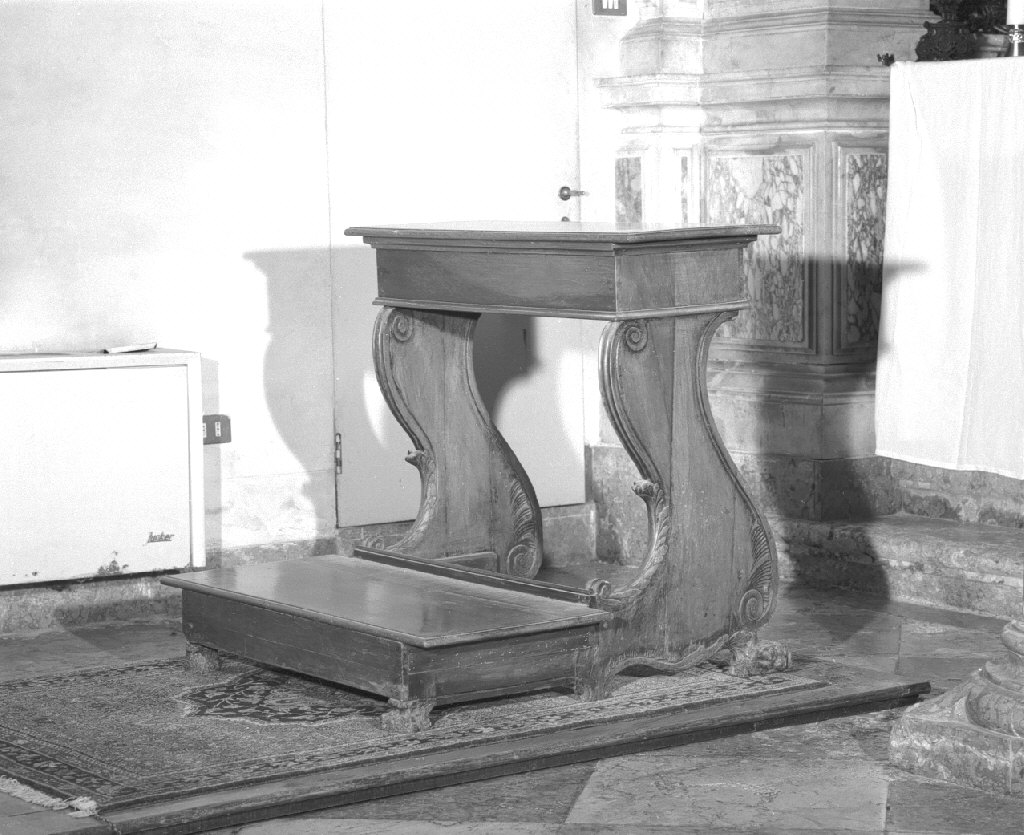 inginocchiatoio - ambito veneto (sec. XIX)