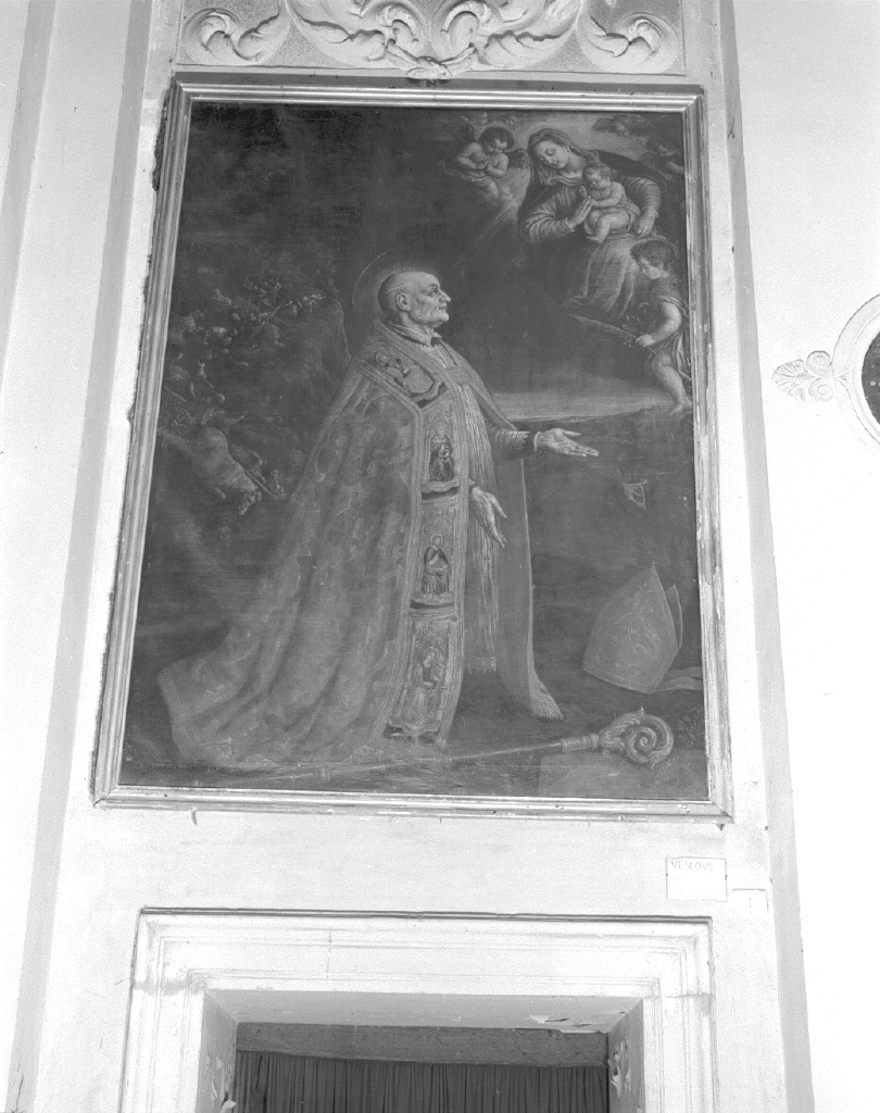 vescovo/ Madonna con Bambino (dipinto) di Dal Ponte Leandro detto Leandro Bassano (primo quarto sec. XVII)