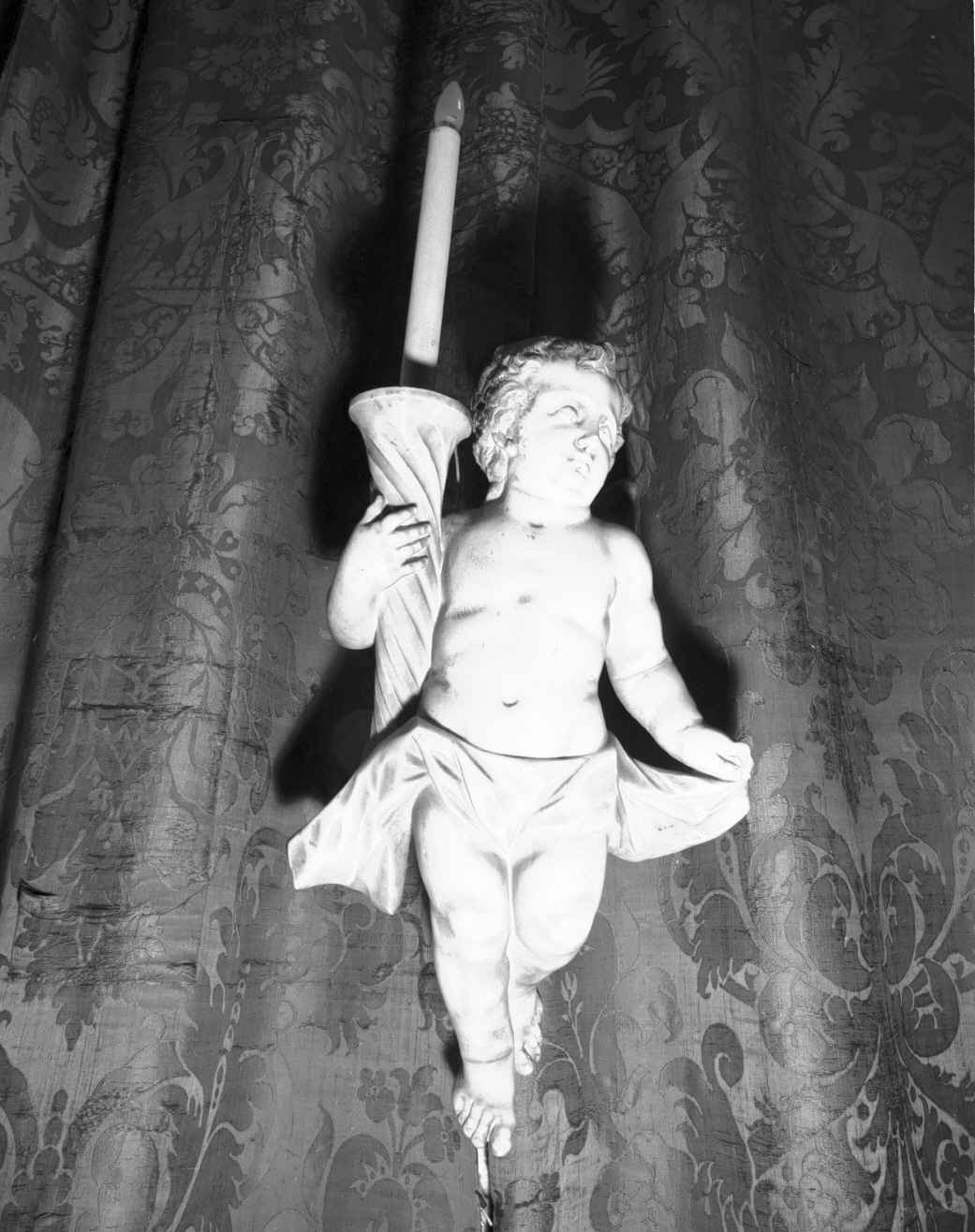 angelo reggitorcia (statua) - ambito veneto (ultimo quarto secc. XVIII/ XIX, sec. XVIII)