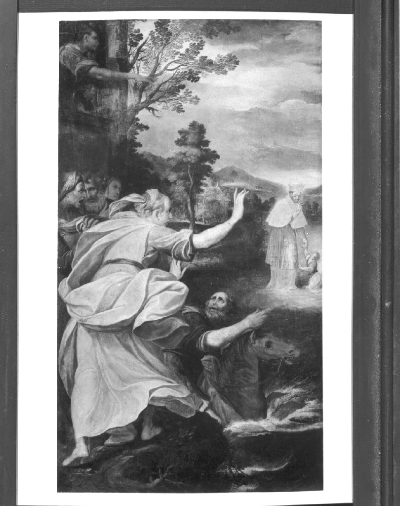 San Carlo Borromeo salva un fanciullo dall'annegamento (dipinto) di Procaccini Camillo (sec. XVII)
