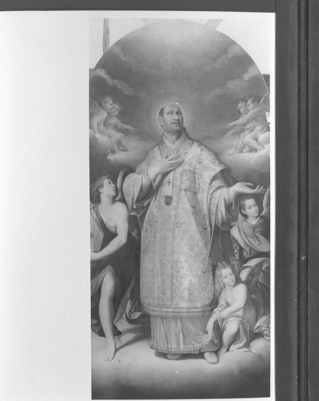San Carlo Borromeo (dipinto) di Procaccini Camillo (sec. XVII)